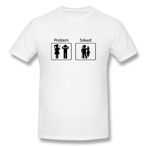 

sport fishinger solves problems t-shirt fashion funny birthday cotton short sleeves t shirts causal o-neck tees hip hop oversized