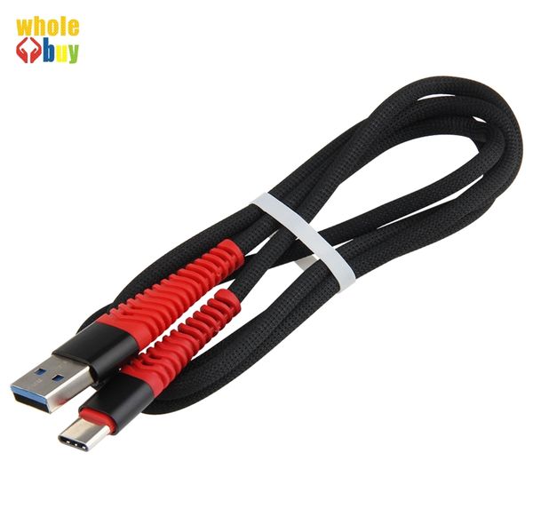 Tipo de cabo de carregamento Micro USB C Cable para Samsung Huawei Xiaomi LG 1m Mermaid trançado cabo USB 500pcs / lot