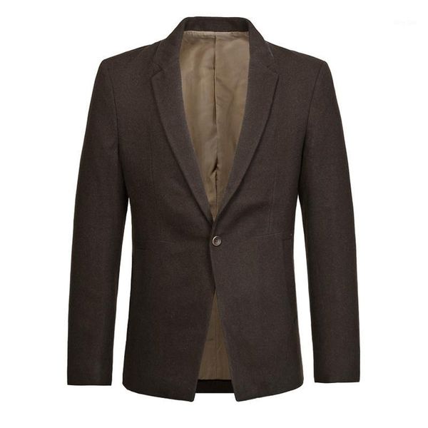 

fall winter fashion casual korean mens clothes , man brown suit collar woolen blazers coat , slim fit wool blazer coats for men1, White;black
