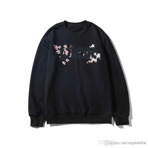 

spring fall men hoodie толстовка черных повседневных женщин унисекс с длинными рукавами топы plum blossom уличные хип-хоп пуловер толстовки, Black