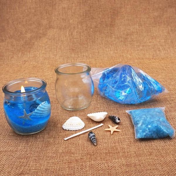 

jelly wax candles handmade diy material crystal glass candle holder birthdays party wedding candle craft making supplies wmthdr xhhair