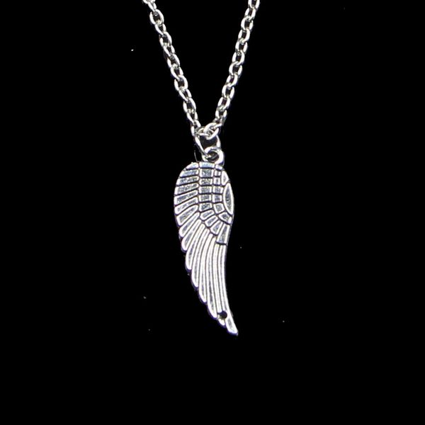 Мода 30 * 9мм Крылья ангела ожерелье Ссылка цепи Женский Choker ожерелье Творческое ювелирных изделий партии подарка