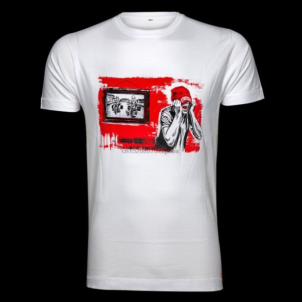 

boyz fair trade screen print shirt stressed out classic cut white red black cotton men t shirt sport hooded sweatshirt hoodie