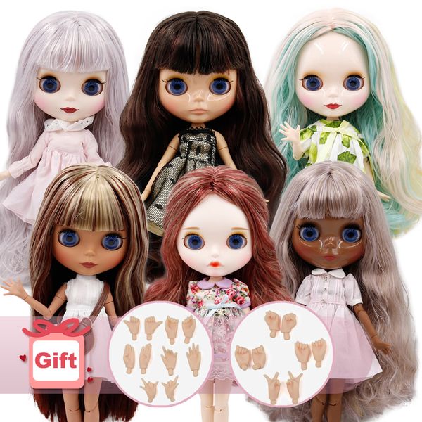 

dbs bjd icy factory blyth doll nude 30cm customized doll 1/6 doll with joint body hand sets ab as girl gift special price lj200827