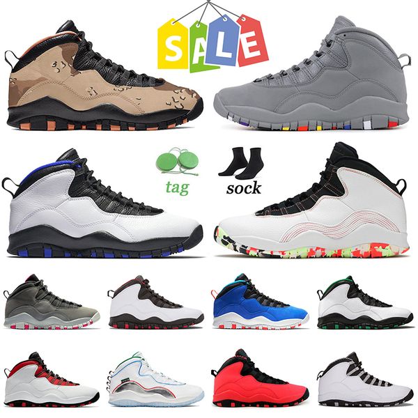 

jumpman 10 10s basketball shoes desert camo cool grey orlando ember glow chicago tinker wings steel powder blue seattle mens trainers sneake