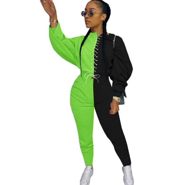 

women's tracksuits womens casual matching bandage 2 piece set, Gray