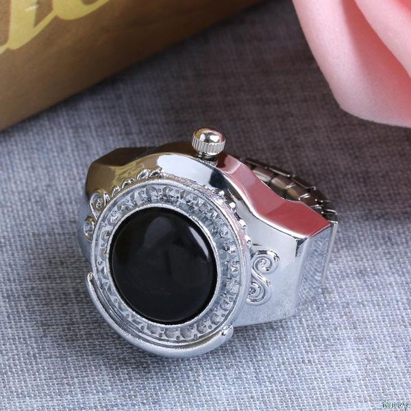 

20mm round finger ring watch jewelry gift modern style, Golden;silver