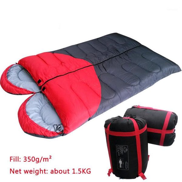 

outdoor camping single person stitching envelopes sleeping bags couples tents sleeping bags warm four seasons for travel1