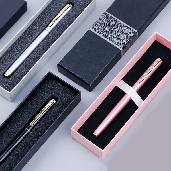 

fountain pens customize luxury pen school student metal calligraphy ef ink gifts box