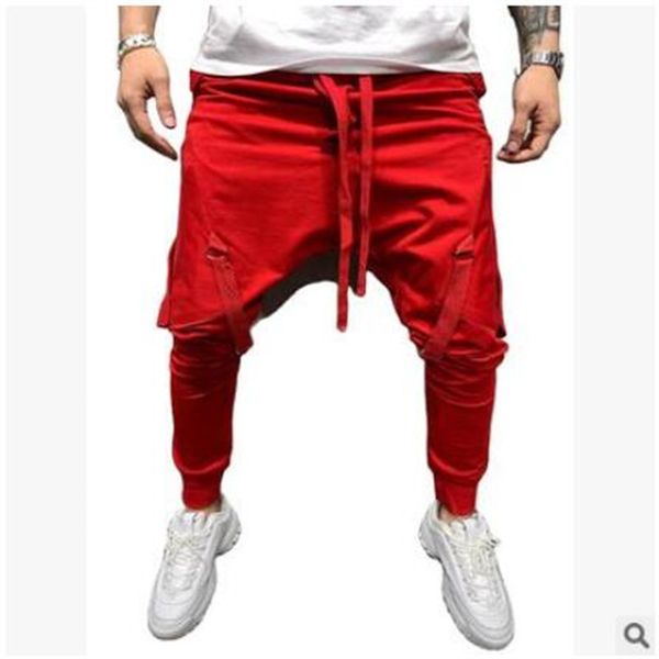 

2021 new casual harem streetwear joggers men hip hop for young schoolboys and fashion pants size3xl 58ia, Black