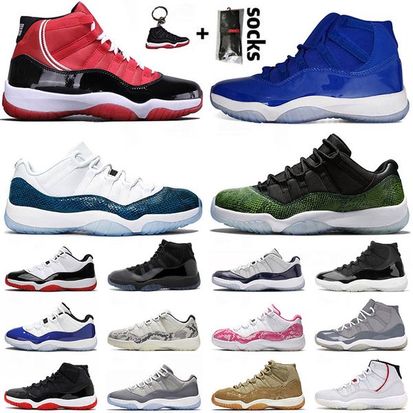 

2020 new arrival men basketball shoes 11 11s bred jumpman xi snakeskin nvay blue green gamma blue olive lux women trainers sport sneakers