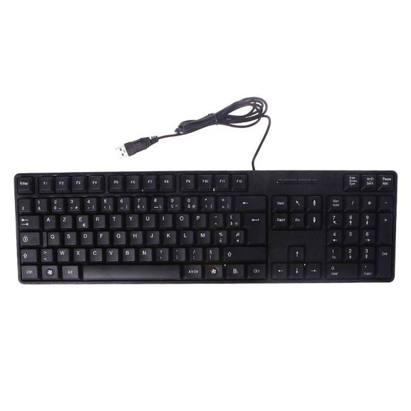 

keyboards usb wired silent keyboard waterproof office 104 keys for deskm0xb