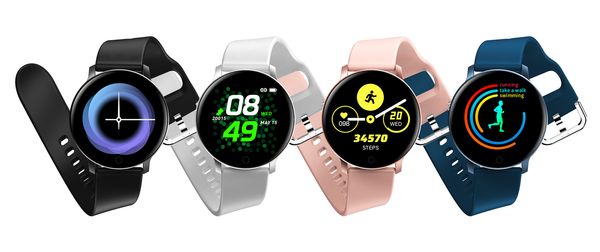 

new fashion silicone smart watch multifunctional waterproof sports smart watch for men and women cne fast shipping, Slivery;brown