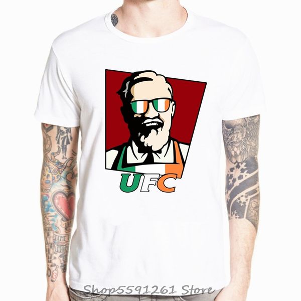

summer conor mcgregor colonel harland sanders creative design printed short sleeve tees mayweather hooded sweatshirt hoodie men t shirt