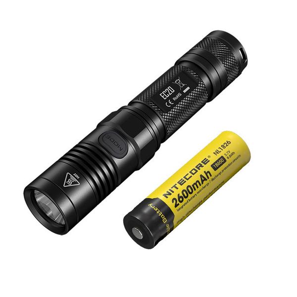 

nitecore ec20 960 люмен cree xm l2 t6 фонарик водонепроницаемый sleek трубчатые тела 18650 кемпинг портативный факел бесплатная доставка jll