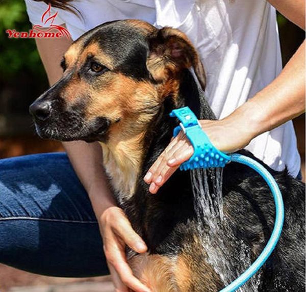 

pet dogs shower head with hose bathing tool comfortable massager shower tool cleaning washing dog scrubber spray sqcvvv pp2006