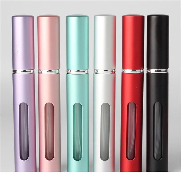 

jxcaih selling mini aluminum perfume bottle portable cosmetic spray glass empty container, capa bbyaik