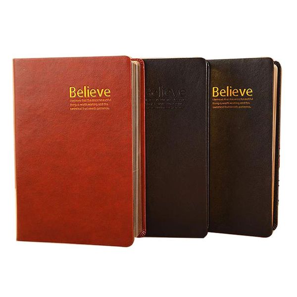 

notepads vintage thick paper notebook notepad leather bible diary book journals agenda planner school office stationery supplies, Purple;pink