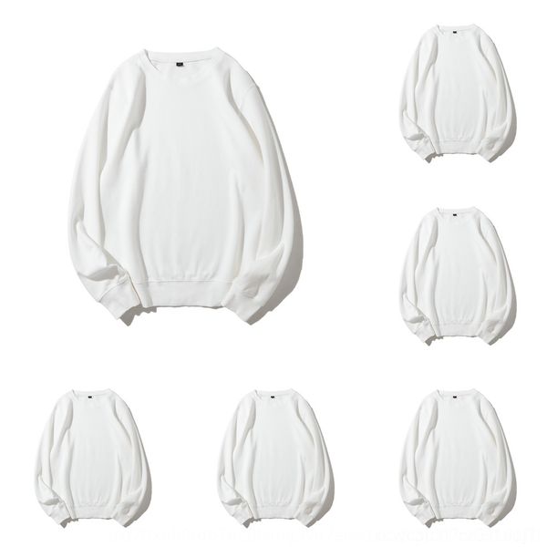 

eaabn autumn new pullover men's sweater advertising resin fixed color combed cotton pullover sweater simple pullover owp2g, Black
