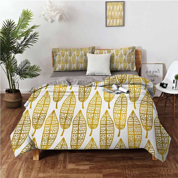 

tribal detailed native american inspired boho artwork printbedding 3-piece set