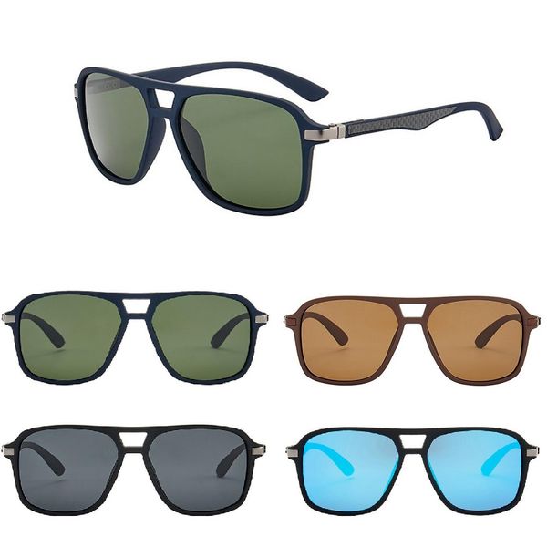 

new men sunglasses retro polarized real film sunglasses tr carbon fiber frame sunglasses uv anti-uv protective glasses with box and case, White;black