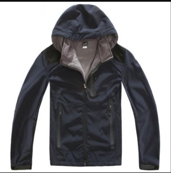 

mens clothing jackets plus size men's softshell fleece hoodies jackets coats fashion casual windproof ski face warm coats black white, Black;brown