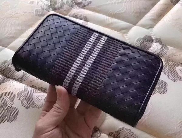 

new 2020 designer wallet men black genuine leather with zipper wallet 19x10.5x2.5cm wallets, Red;black