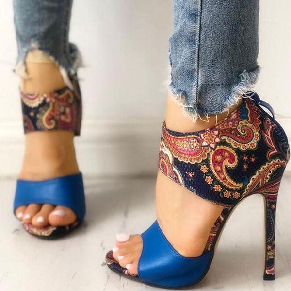 

тонкие сандалии новые ботинки женщина высокие каблуки насосы сандалии мода лето sexy, Black