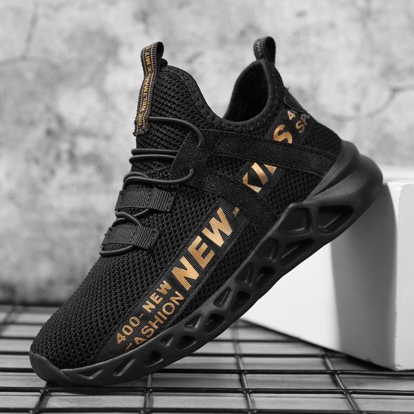 

shoes kids running sneakers children sport tenis infantil boy basket footwear summer child trainers girl chaussure enfant csh943, Black