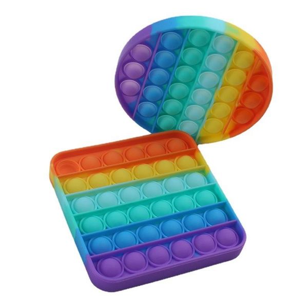 

dhl delivery colorful decompression toys sensory push pop bubble sensory toy autism anxiety stress reliever for students office workers