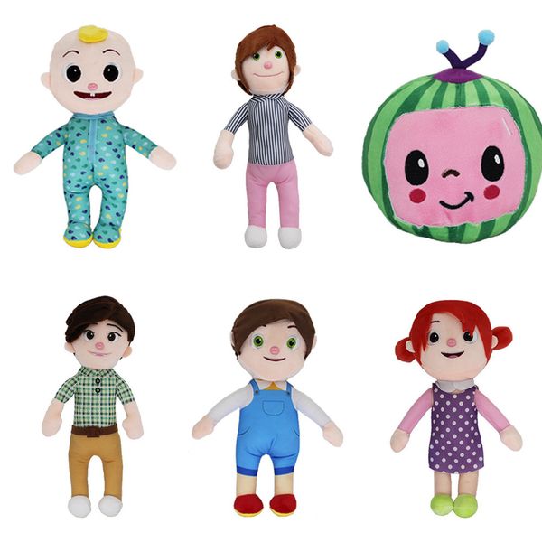 

cocomelon jj family sister brother mom and dad toy dall kids chritmas gifts cocomelon plush toy soft cartoon cute toys gifts supply ly118b