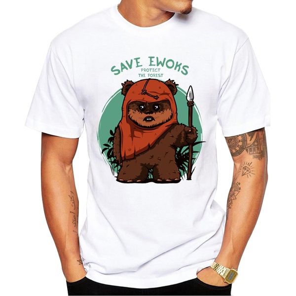 

2018 new fashion save ewoks design t shirt short sleeve hipster the cookies printed t shirts cool tee sport hooded sweatshirt hoodie
