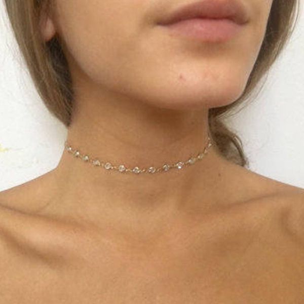 

новая мода золотая бусинка цепи ожерелье цепи, элегантное ожерелье choker, Golden;silver