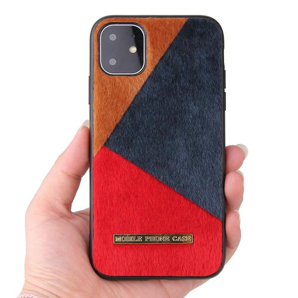 

роскошные cute строчка красочного fluff кожа телефон чехол для iphone 11 pro xs max хг x 8 7 6s 6 plus силиконовых sqcwrt home2006