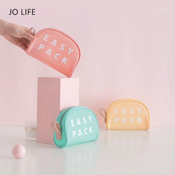 

jo life portable storage bag gadgets cables wires organizer waterproof multifunctional travel toiletry makeup handbag1