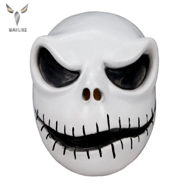 

waylike halloween the nightmare before christmas jack skellington cosplay mask full head masks latex carnival xmas party mask