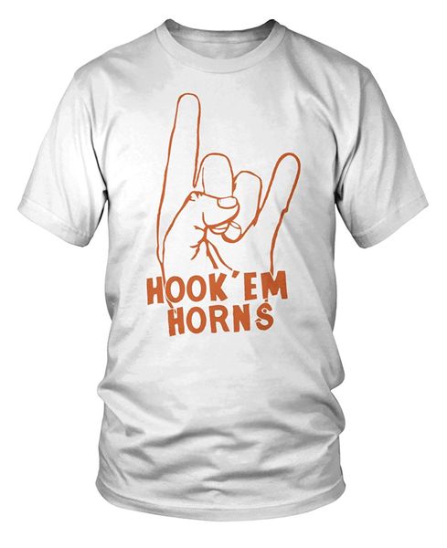 

summer cool men tee shirt hook em horns texas longhorns austin texas t-shirt funny t-shirt sport hooded sweatshirt hoodie