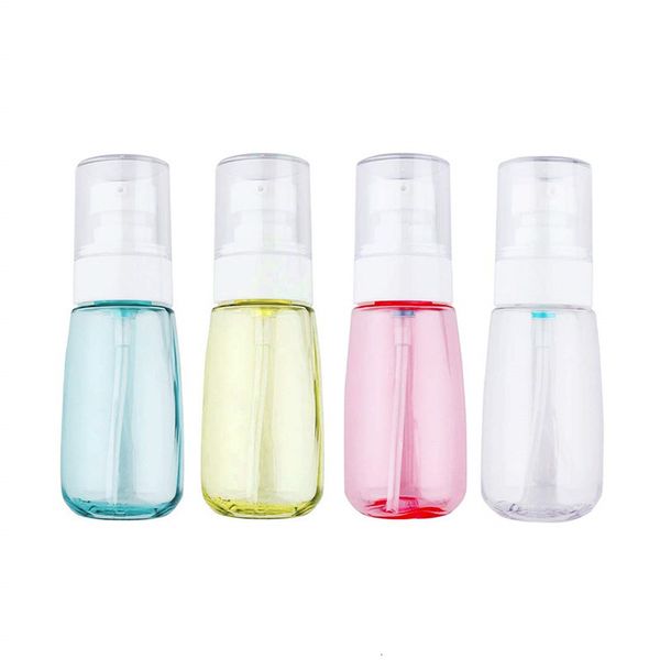 

30ml 60ml 80ml 100ml clear refillable plastic bottles cream shampoo cosmetic container empty lotion pump bottle