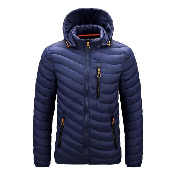 

warm jacket men windbreaker 2020 latest new spring autumn hooded soft parkas men's fashion casual jacket coat male, Black