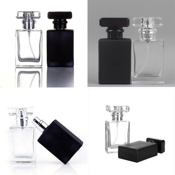 

30ml glass perfume spray bottles empty cosmetic containers atomizer bottle for outdoor travel subpackage portable perfume bottle 112 k2