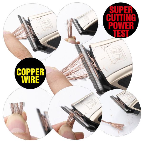 

kiki newgain.3 in 1 rechargeable hair clipper zinc-plated titanium blade 1200mah ni-mh battery professional hair trimmer q bbyfdl