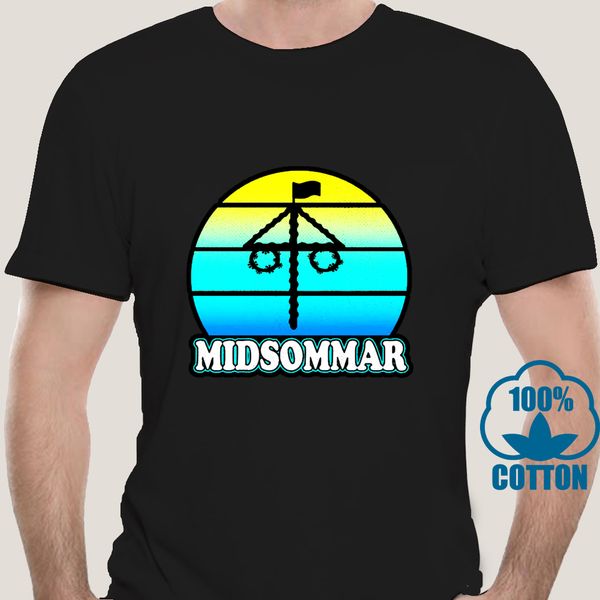 

3946a midsummer midsommar maypole summer retro sunset distressed t-shirt black harajuku sport hooded sweatshirt hoodie