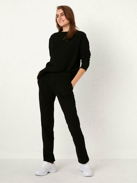 

running pants beli wheel thick sweatpants, Black;blue