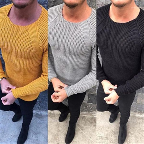 

trend long sleeve round neck pullover sweater male spring loose casual couple knitted sweater man solid color knitting sweaters fashion, White;black