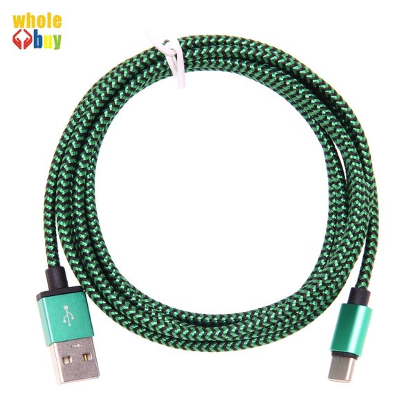 

micro usb cable for samsung android mobile phone fast charging usb type c cable snake weave charger wire cord 500pcs/lot