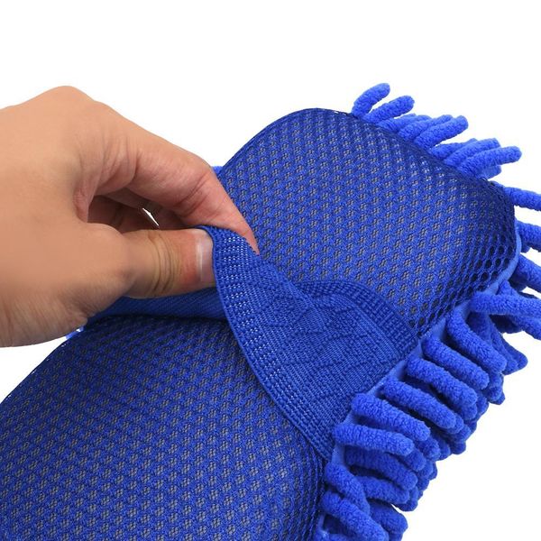 

leepee car window body washing gloves car washer accessories car cleaning sponge soft microfiber chenille washing tools h wmtutj