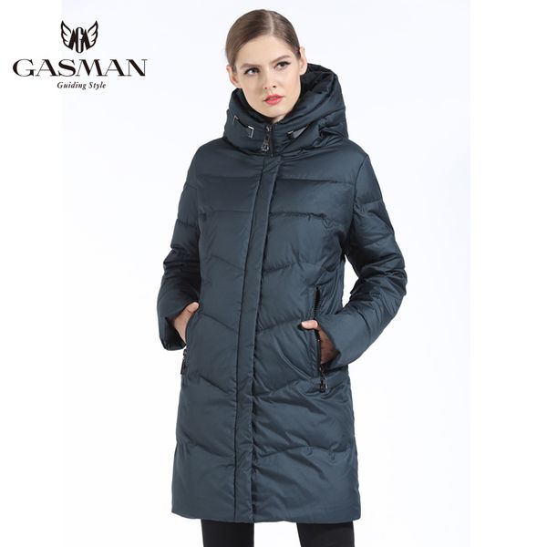 

gasman 2021 women winter jacket down long female winter thick coat for women hooded down parka warm clothes plus size 7xl 6xl v191209, Black