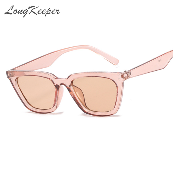 

sunglasses 2021 fashion square women designer female cat eye sun glasses vintage uv400 lentes de sol mujer, White;black