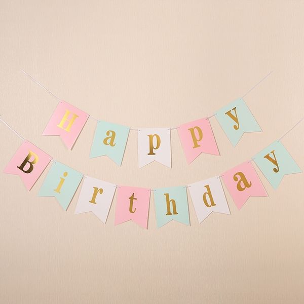 

prpb2 gilt children's party decoration wall jin qiqi gilt banner children's party background background flag decoration wall jin b