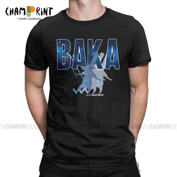 

sport vintage baka soul eater excalibur t-shirt for men round neck t shirt death kid anime short sleeve tee shirt plus size